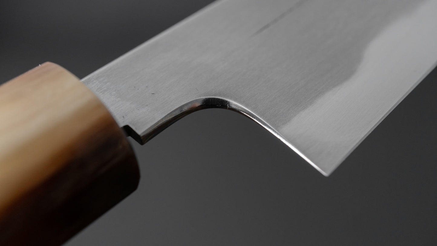 Tetsujin Blue #2 Kasumi Kiritsuke Petty 165 mm Ho houten handvat