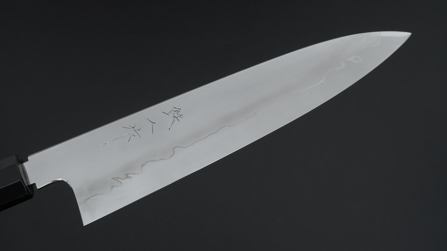 Tetsujin Silver #3 Ukiba Gyuto 210mm Taihei Makassar Ebony Handle