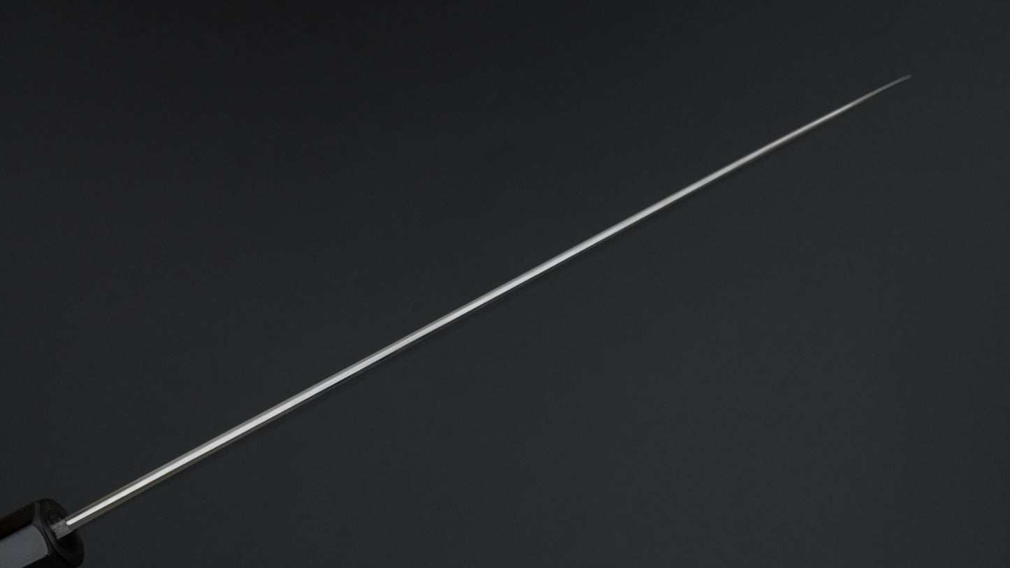 Tetsujin Silver #3 Ukiba Gyuto 210mm Taihei Makassar Ebony Handle