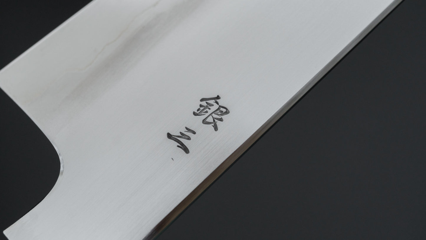 Tetsujin Silver #3 Ukiba Gyuto 210mm Taihei Makassar Ebony Handle