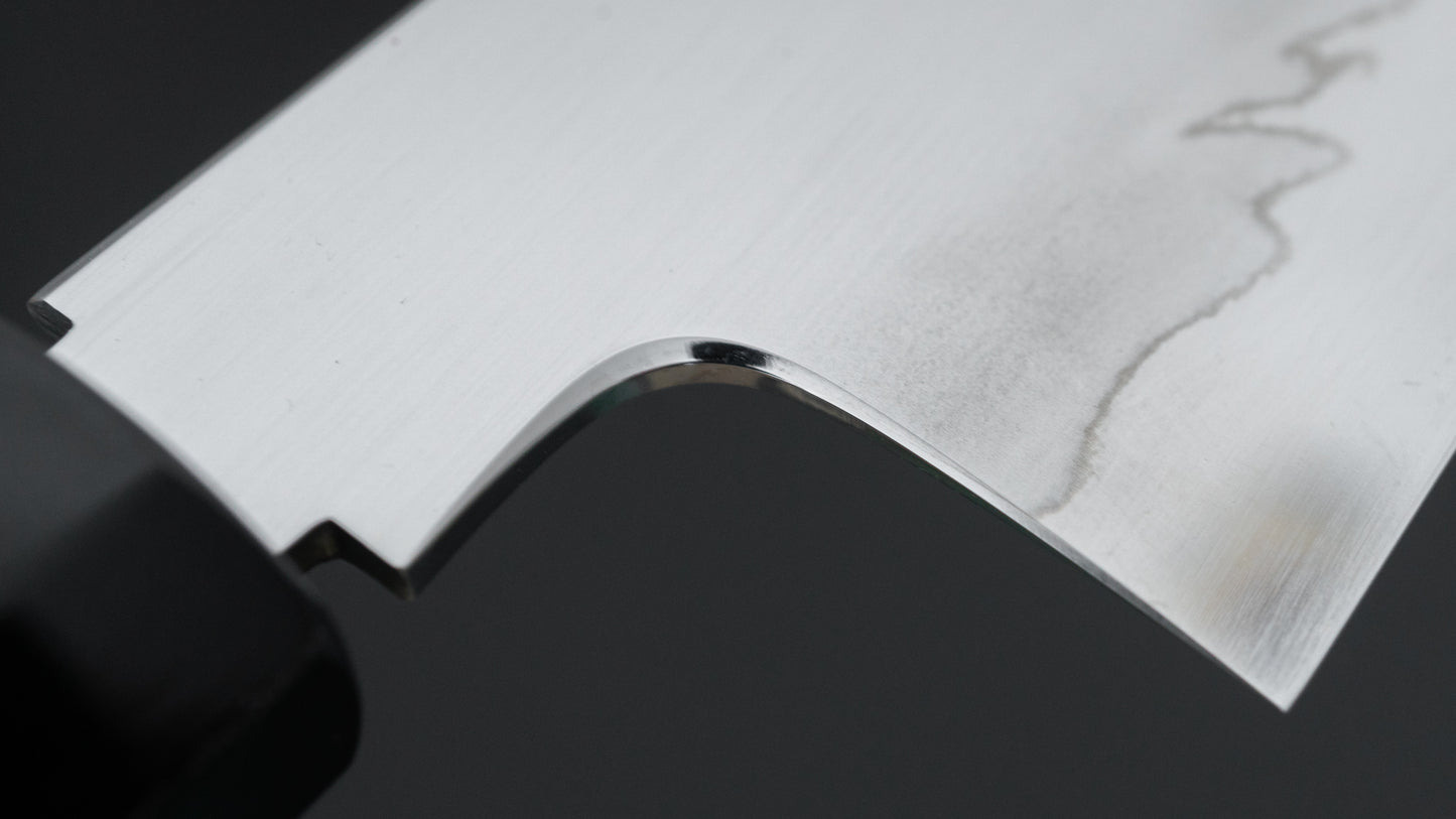 Tetsujin Silver #3 Ukiba Gyuto 210mm Taihei Makassar Ebony Handle