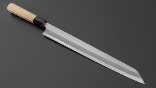 Hitohira Togashi Wit #1 Tachi Kiritsuke Yanagiba 300 mm Ho houten handvat (Saya)
