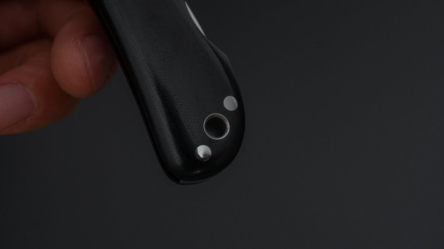 MOKI Shima Owl Folding Knife Linen Micarta Handle (Large)