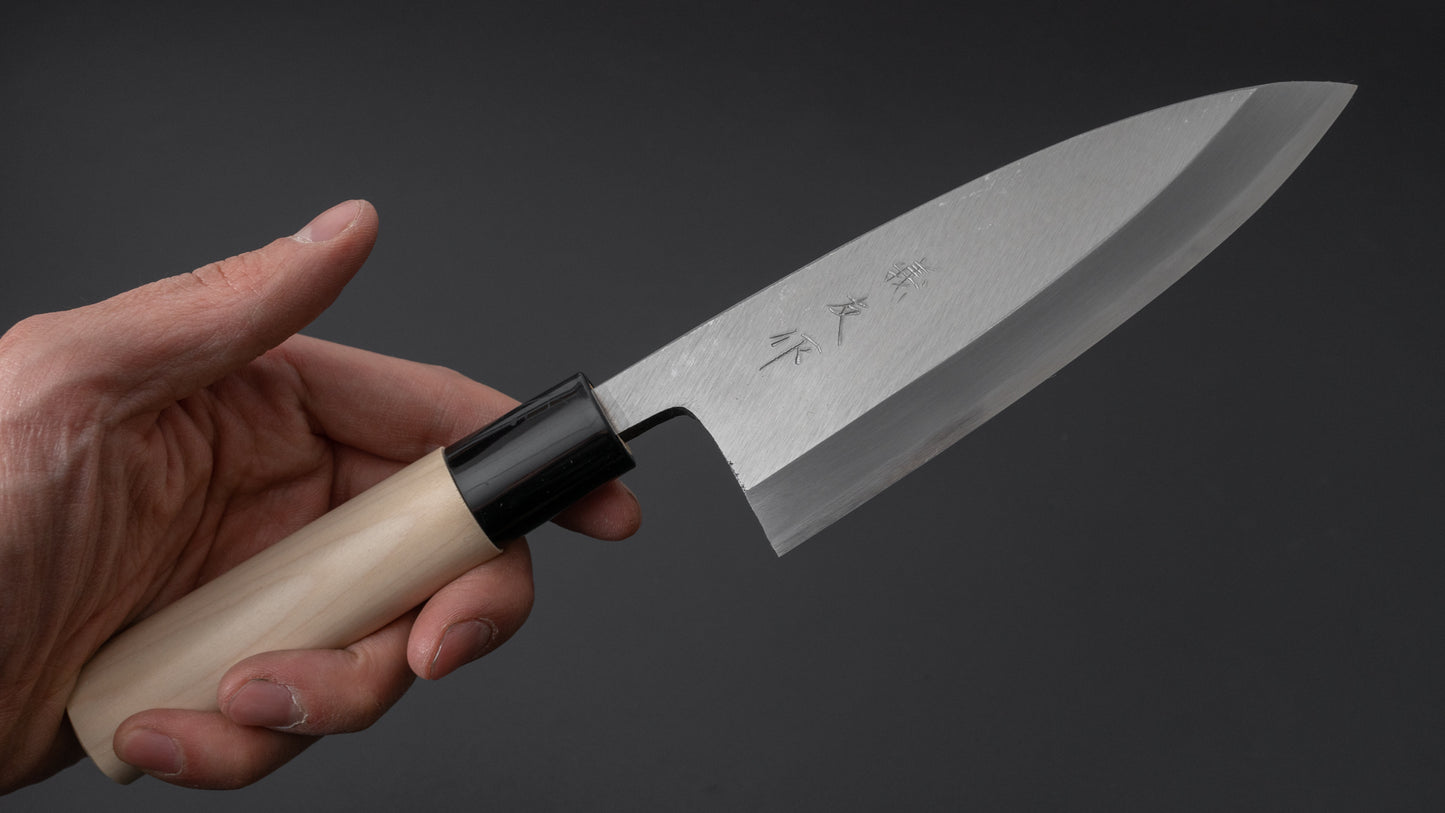Morihei Yoshitomo Deba 135mm Poplar Handle