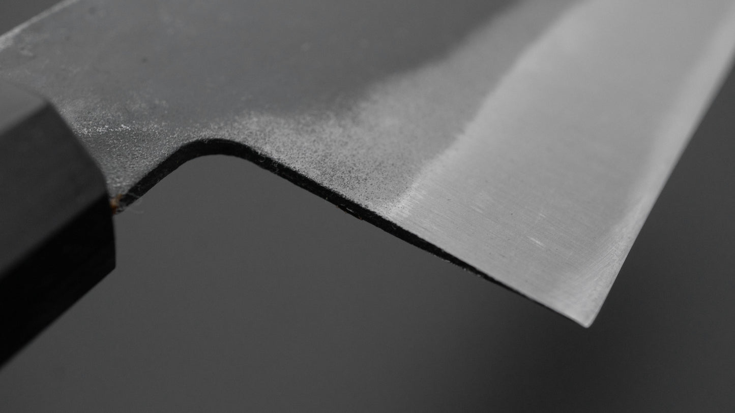 Hitohira Hizen Kurouchi Blue #1 Nakiri 165mm Walnut Handle