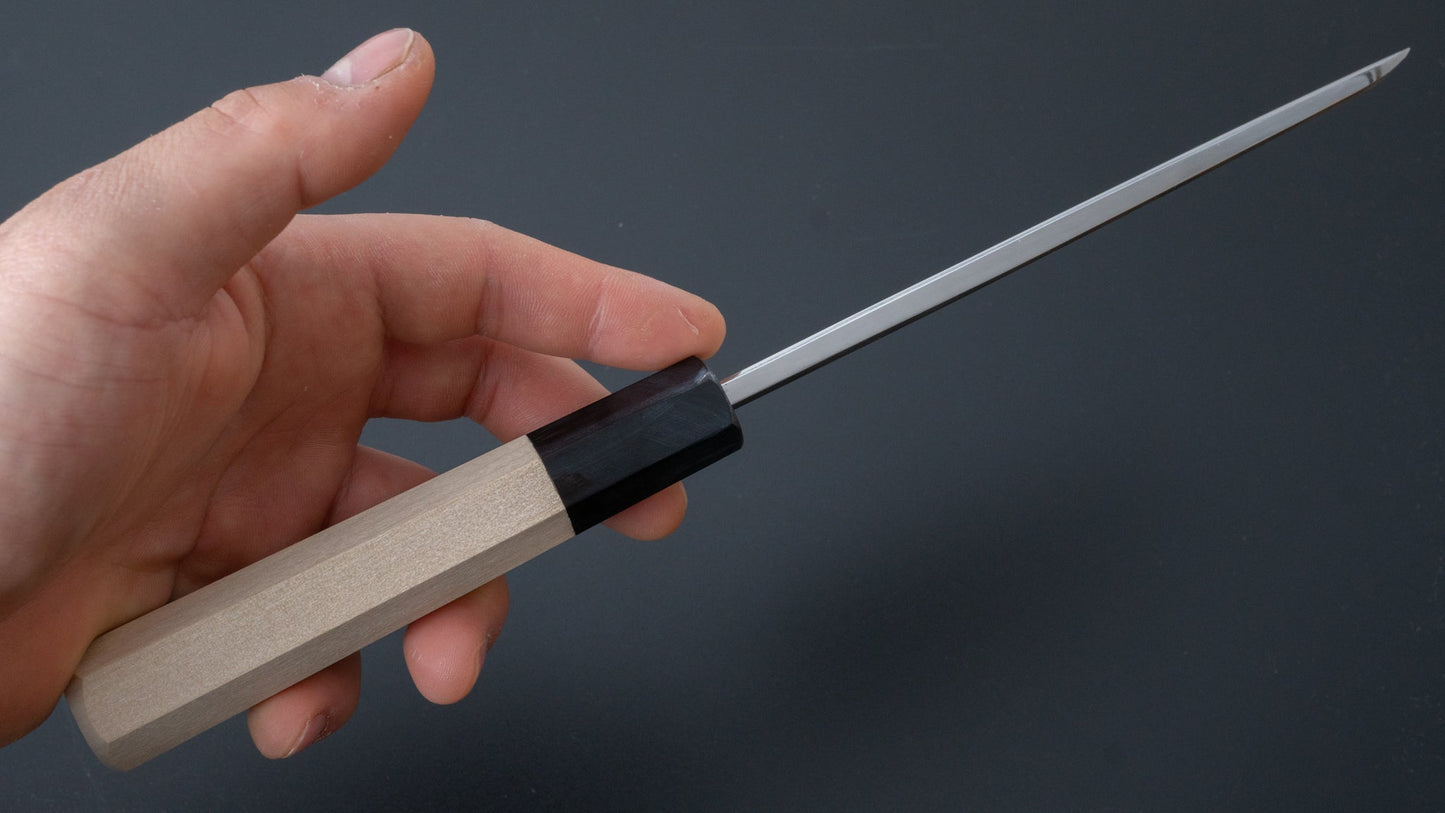 Hitohira Kikuchiyo Rikichi Silver #3 Deba 150mm Ho Wood Handle (Saya)