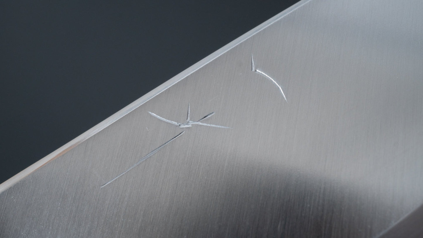 Hitohira Kikuchiyo Rikichi Silver #3 Deba 150mm Ho Wood Handle (Saya)