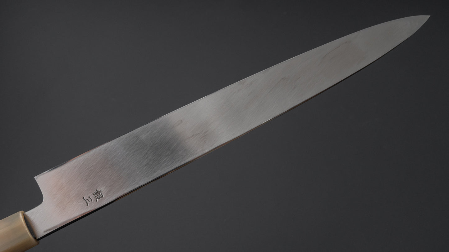 Hitohira Kikuchiyo Mosuke Silver #3 Yanagiba 270mm Ebony Handle (Saya)