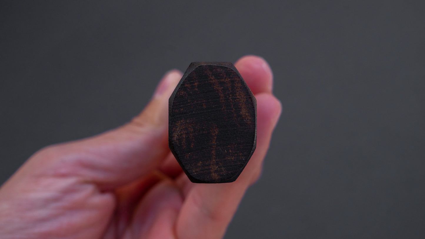 Hitohira Togashi Blue #1 roestvrij beklede Migaki Gyuto 210 mm ziricote handgreep