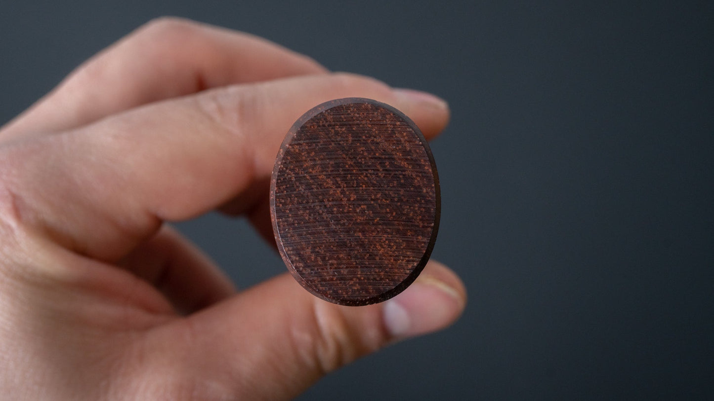 Taihei Custom Shitan Rosewood Oval (Santoku/ Nakiri/ Deba L)