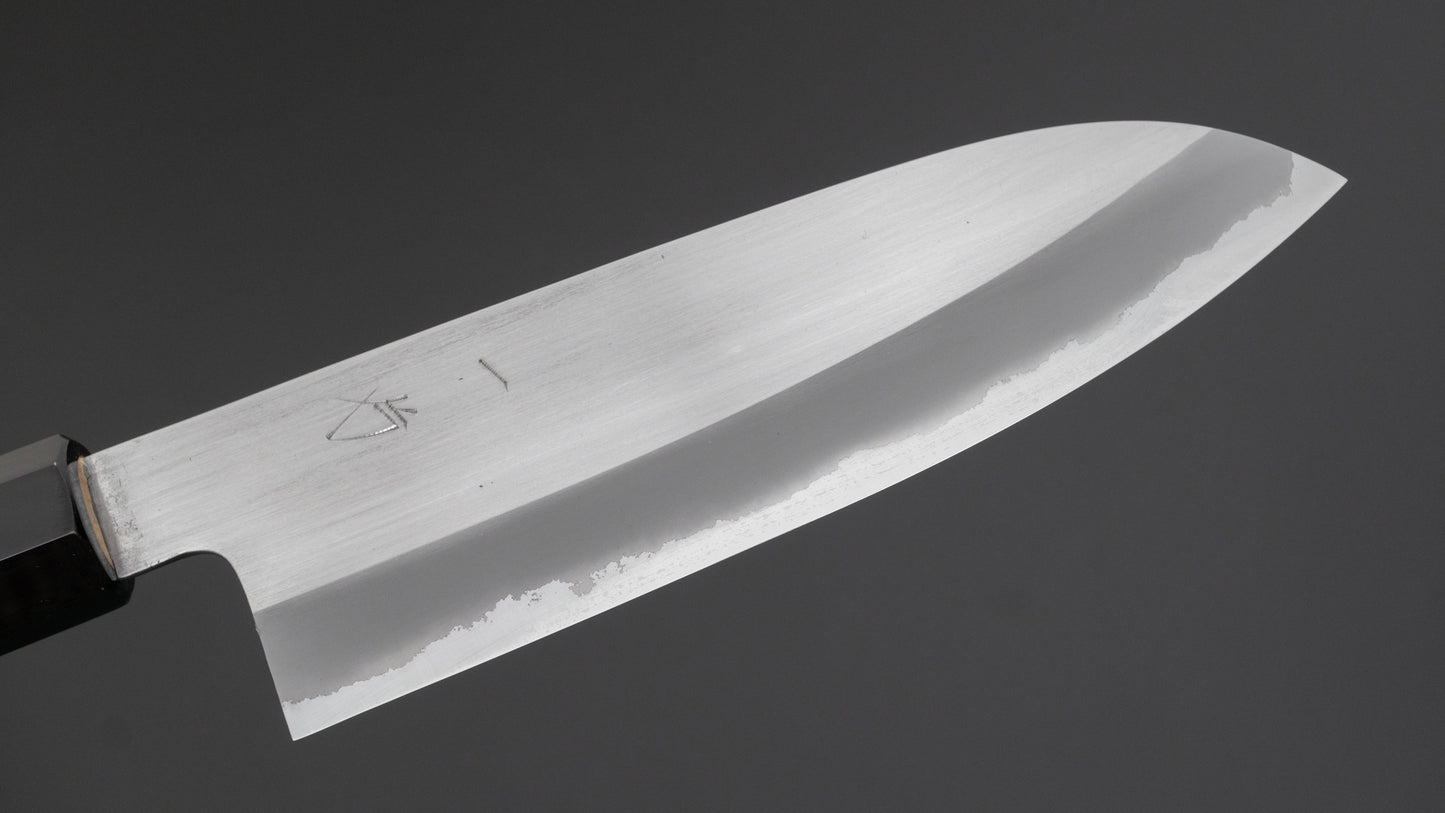 Hitohira Hinode Migaki Wit #2 Santoku 165 mm Ho houten handvat (#02)