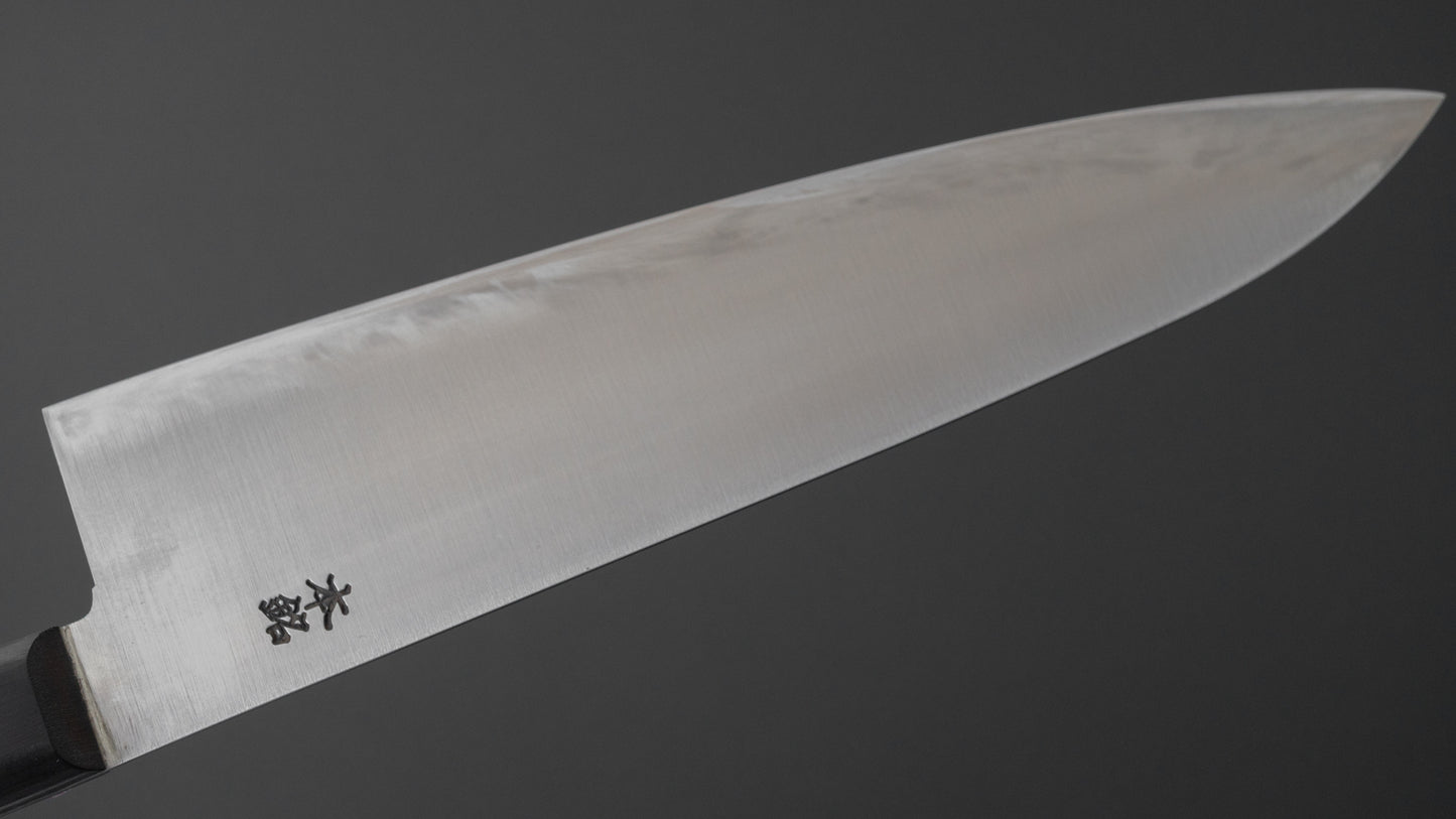 Kogetsu Carbon Gyuto 210 mm Pakka-handgreep (geen bolster) 