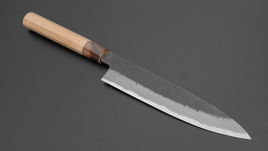 Hitohira Hinode Nashiji Damascus White #2 Petty 180mm Ho Wood Handle (#09)