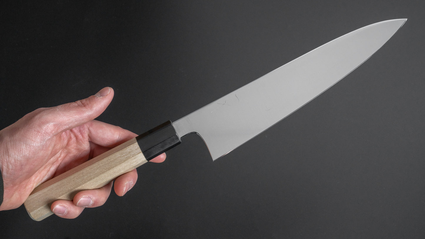 Hitohira SKR roestvrij Gyuto 210 mm Ho houten handvat