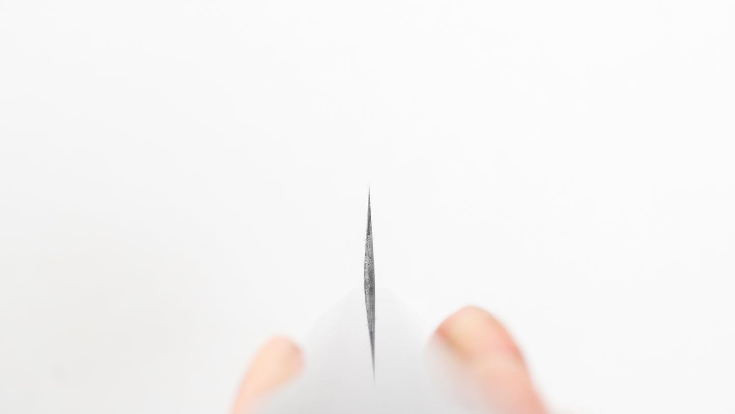 Hitohira Hinode Tsuchime White #2 Sujihiki 240mm Ebony Handle (#18)