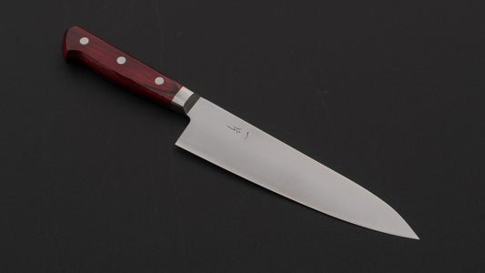 Hitohira TP Gyuto 180mm Wine Pakka Handle