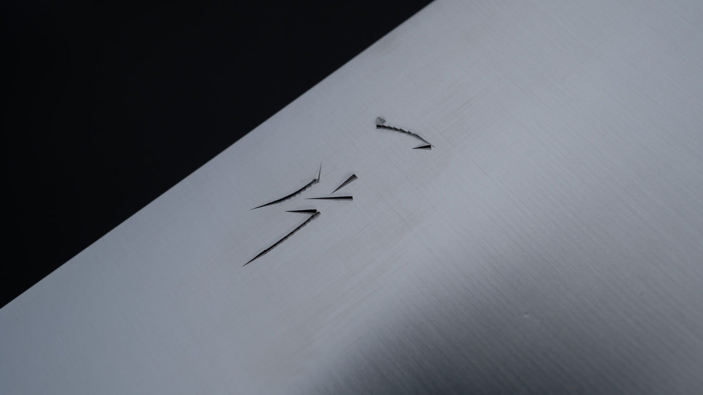 Hitohira T10 Migaki Santoku 170mm Pakka Handle