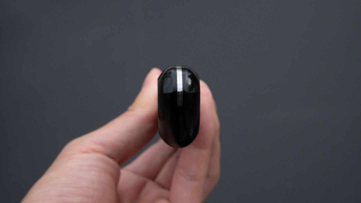 Hitohira T10 Migaki Santoku 170mm Pakka Handle