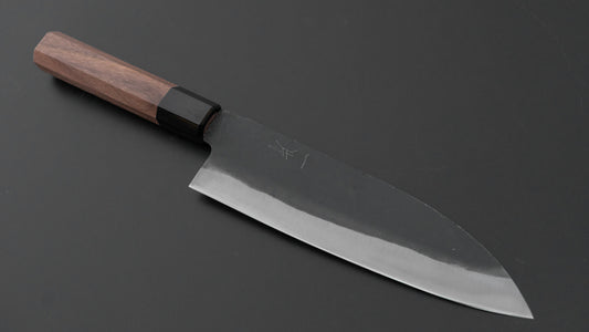 Hitohira Hizen Kurouchi Blue #1 Gyuto 180mm Walnut Handle