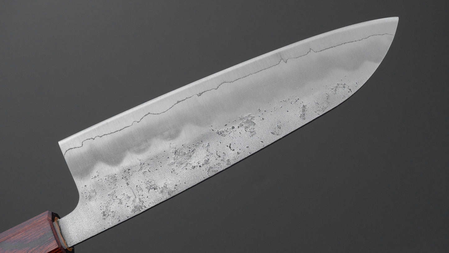 Hitohira Futana S3 Nashiji Santoku 170mm Keyaki Zelkova Handle