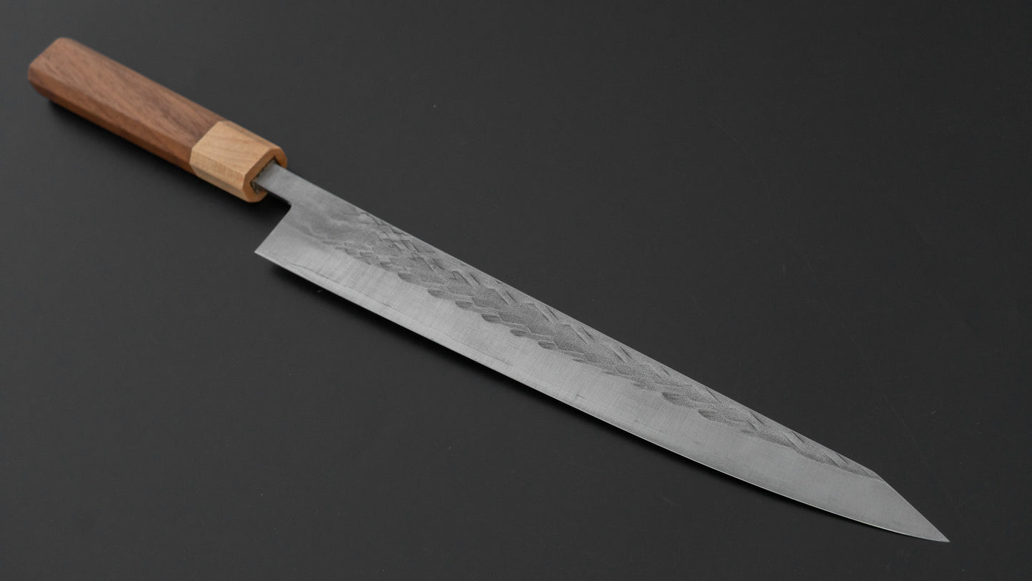 Hitohira TD SLD Tsuchime Sujihiki 270mm Walnut Handle