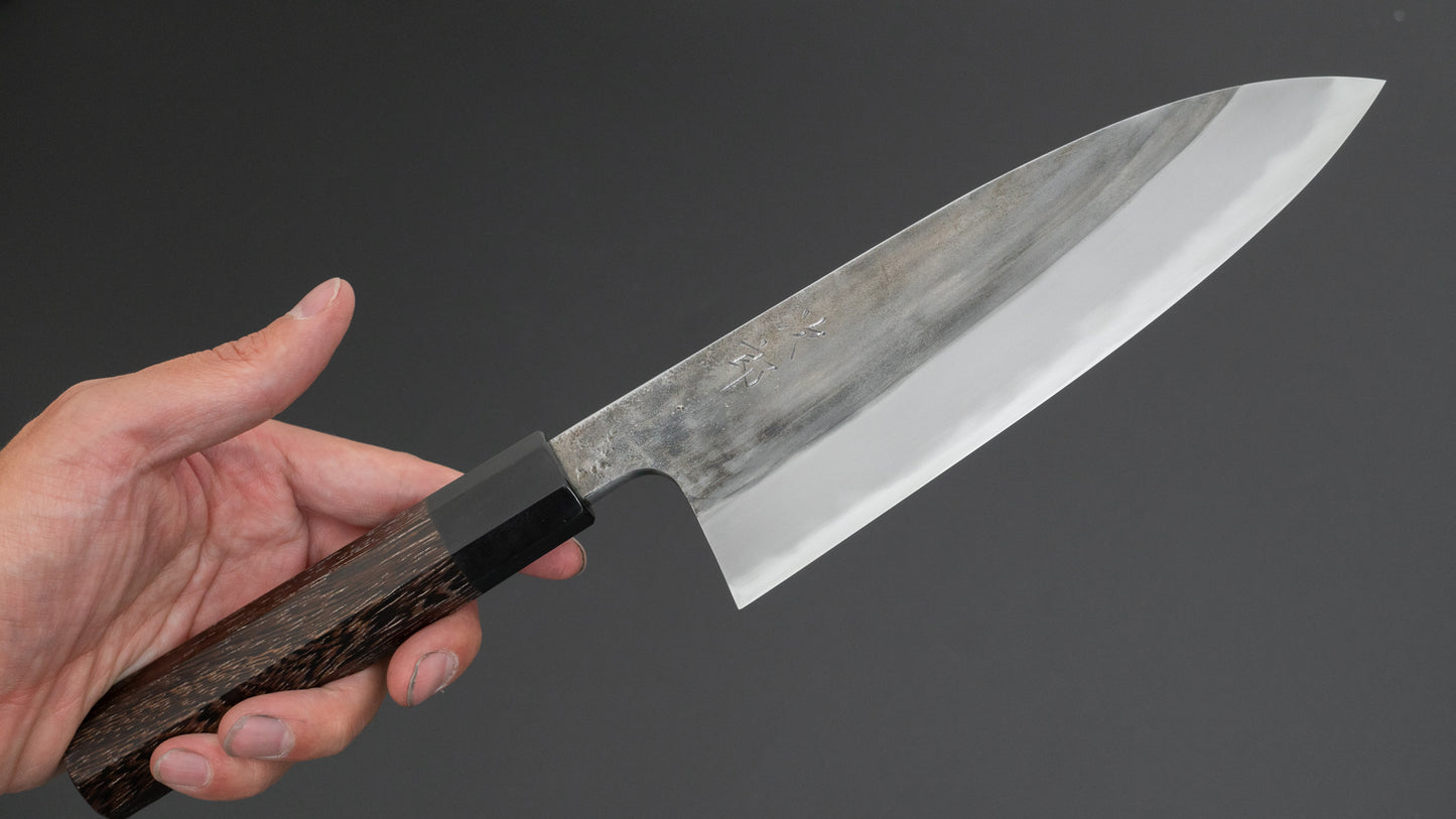 Jiro Tsuchime Wa Santoku 180 mm Taihei Tagayasan-handvat (#628)