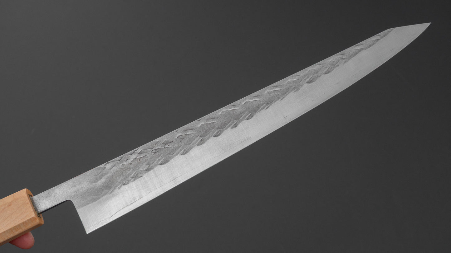 Hitohira TD SLD Tsuchime Sujihiki 270mm Walnut Handle