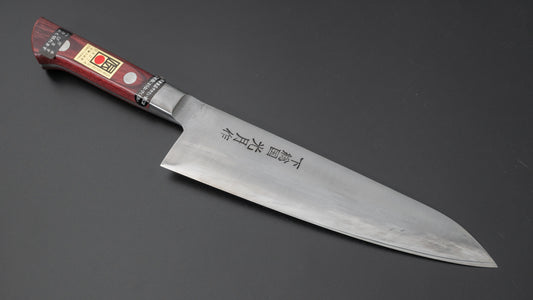 Kogetsu Wit #1 Gyuto 180 mm wijnpakka-handvat 