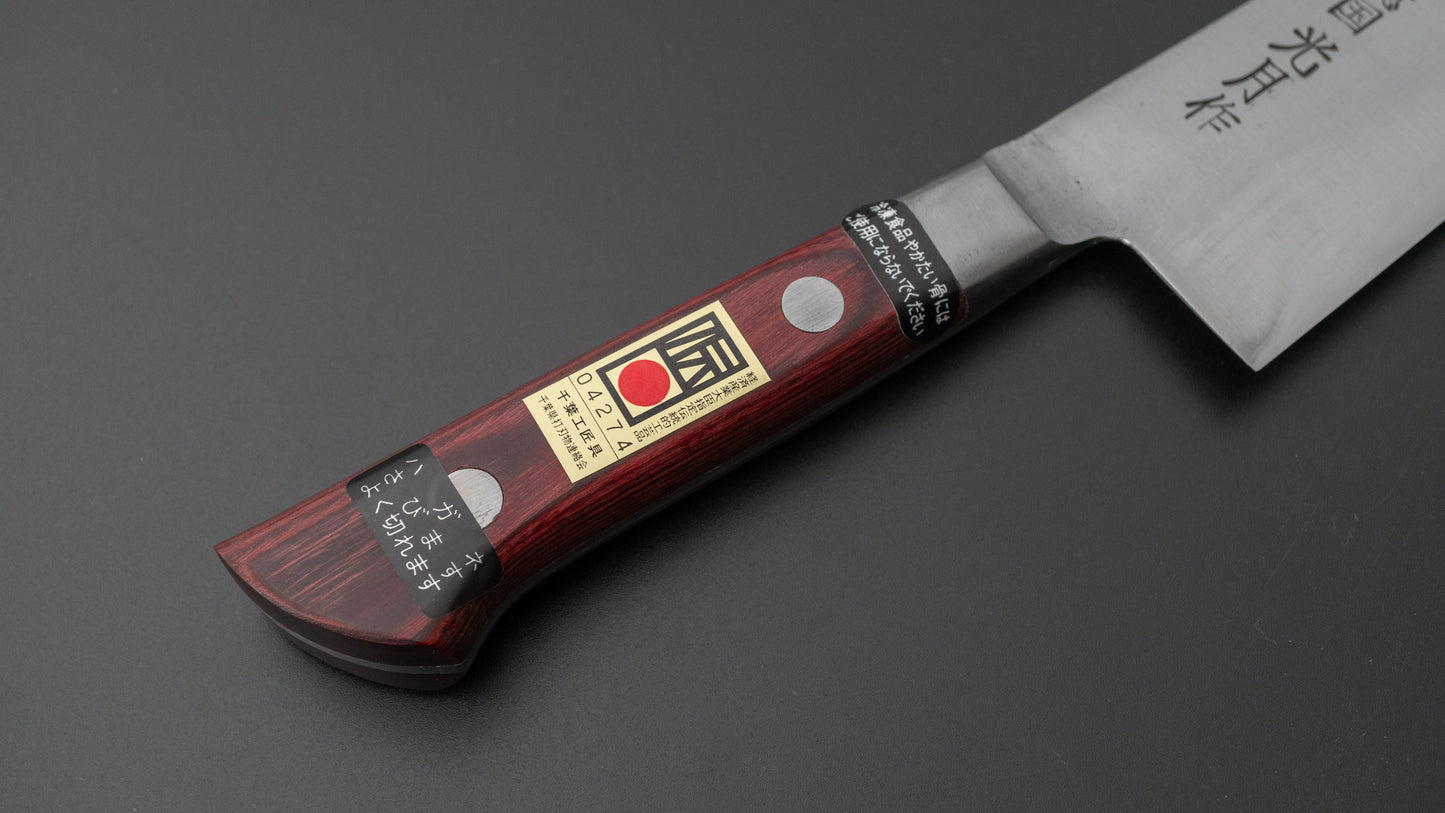 Kogetsu White #1 Gyuto 180mm Wine Pakka Handle