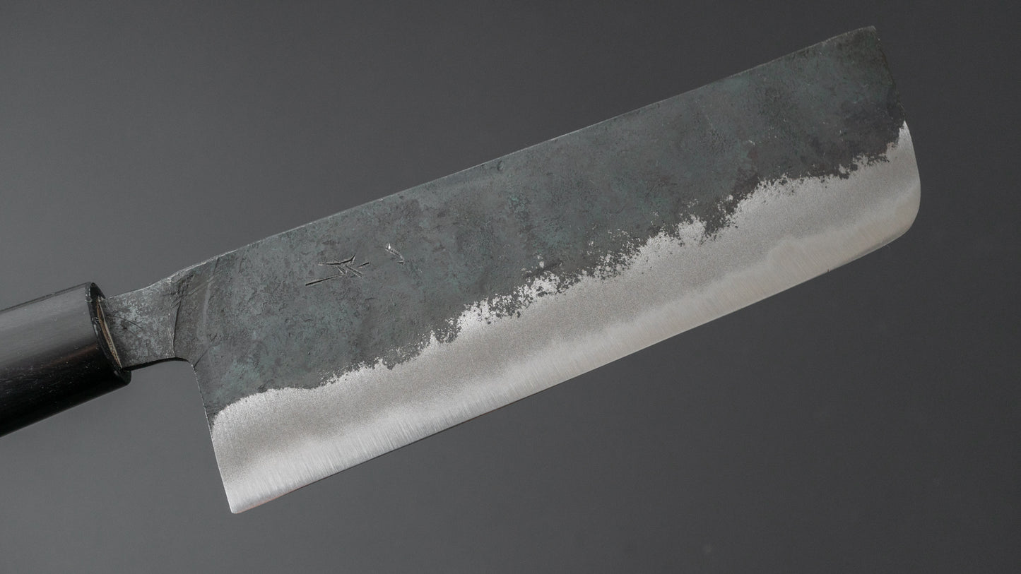 Hitohira Tosa Kurouchi White #2 Nakiri 135mm Ho Wood Handle