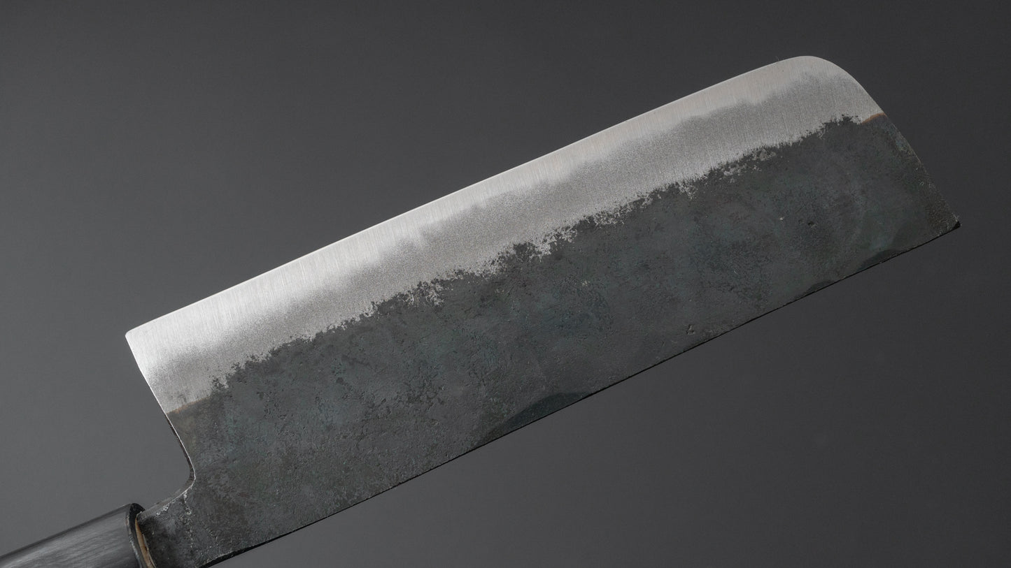 Hitohira Tosa Kurouchi White #2 Nakiri 135mm Ho Wood Handle