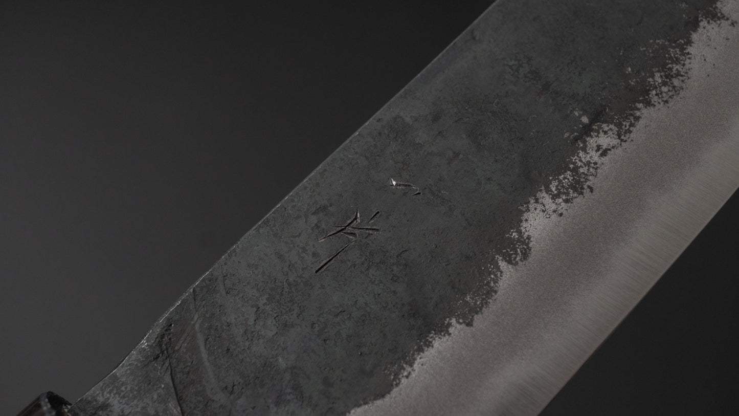 Hitohira Tosa Kurouchi White #2 Nakiri 135mm Ho Wood Handle