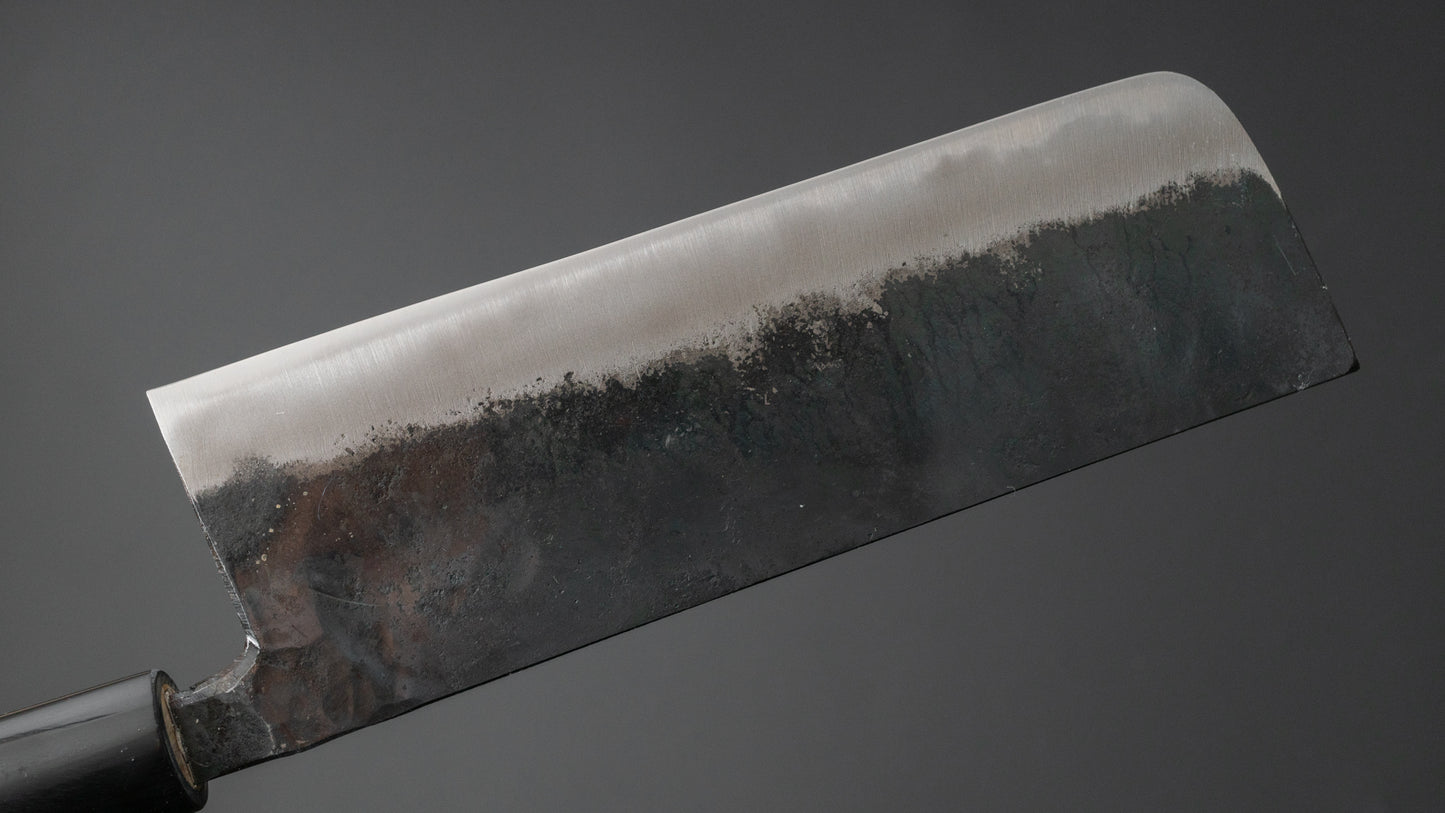 Hitohira Tosa Kurouchi Wit #2 Nakiri 165 mm Ho houten handvat