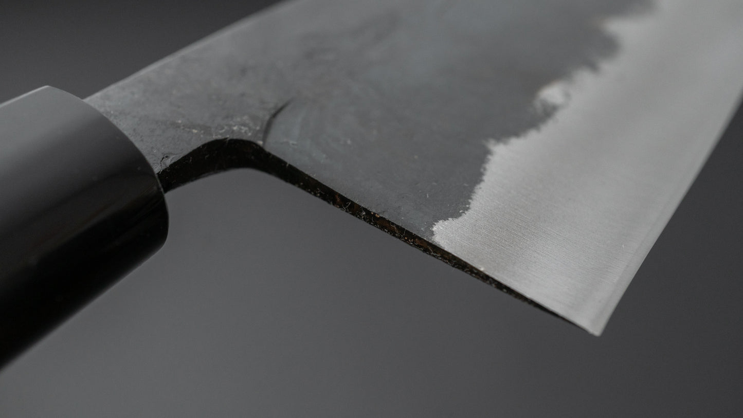 Hitohira Tosa Kurouchi Wit #2 Nakiri 165 mm Ho houten handvat