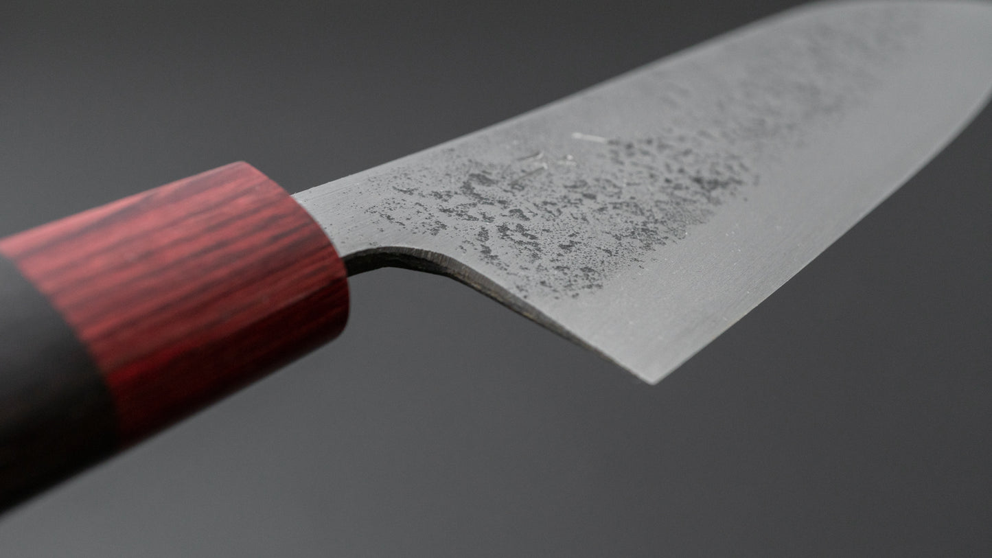 Hitohira YG Nashiji White #2 Santoku 165mm Rosewood Handle