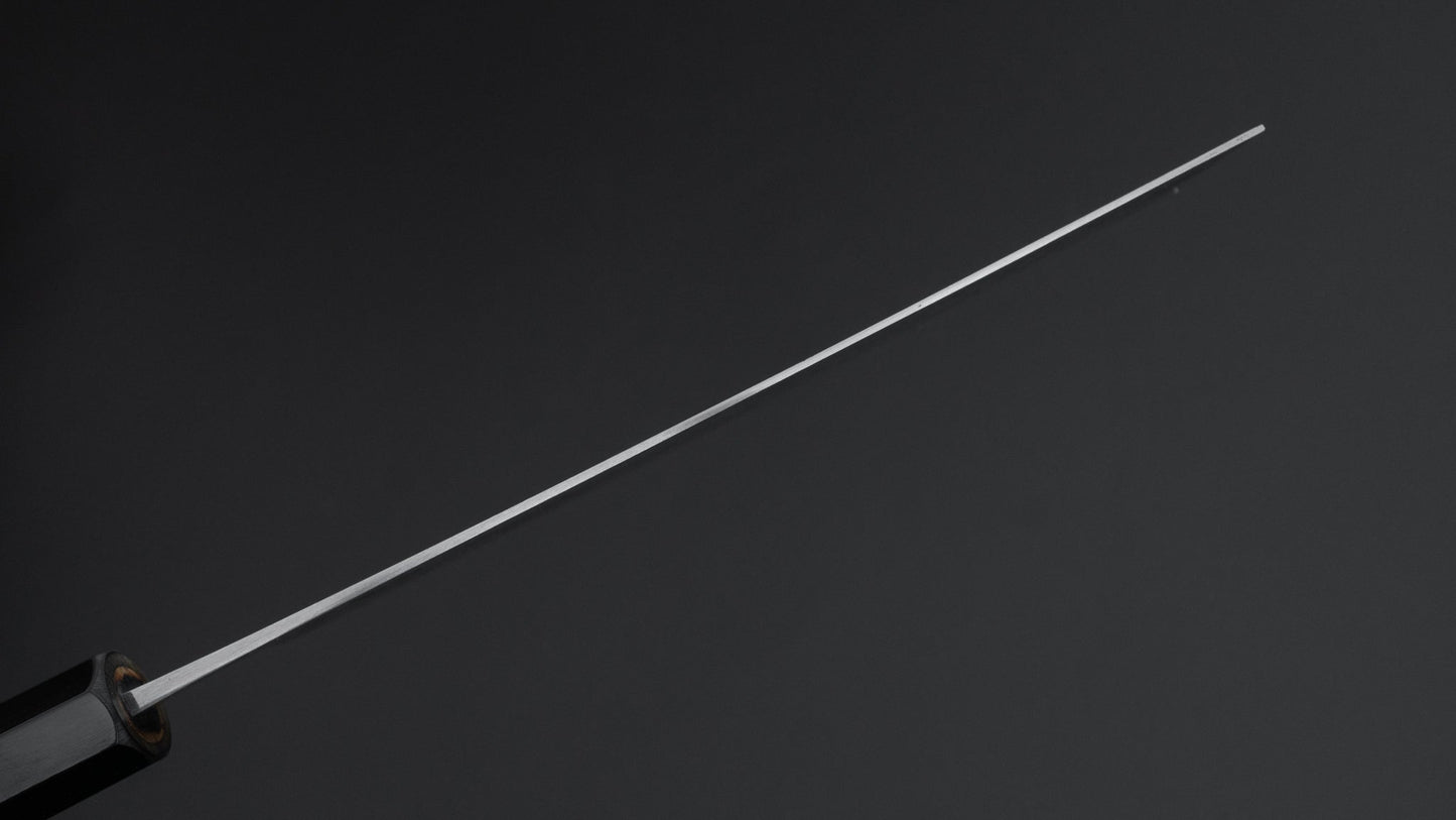 Morihei Kikuyu Blue #2 Damascus Nakiri 165mm Ho Houten Handvat