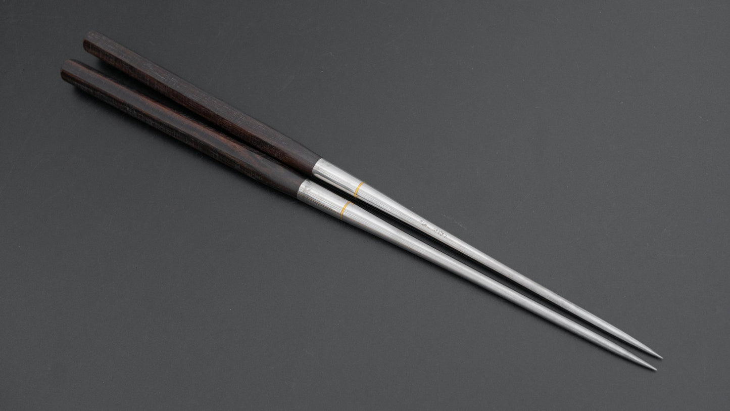 Hitohira Ebony Moribashi Chopstick 120mm Hexagonal