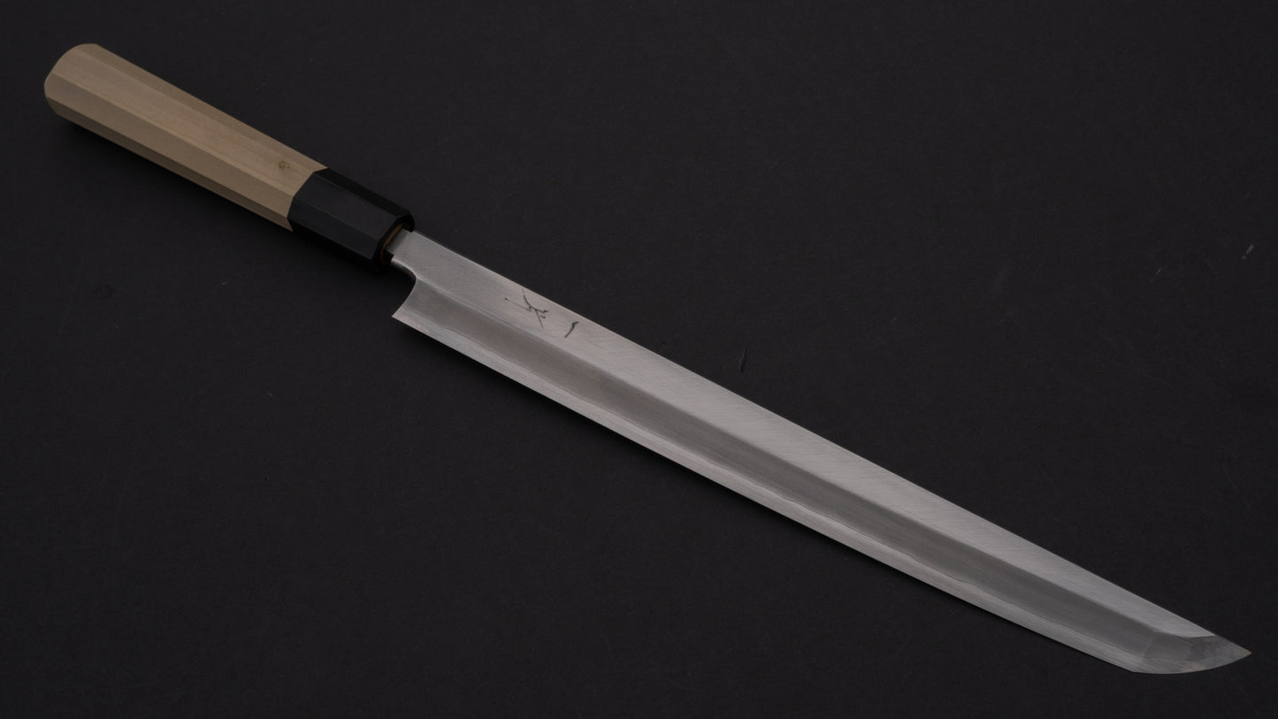 Hitohira Nakagawa Mosuke Zilver #3 Sakimaru Takobiki 270 mm Ho Houten Heft (Saya)
