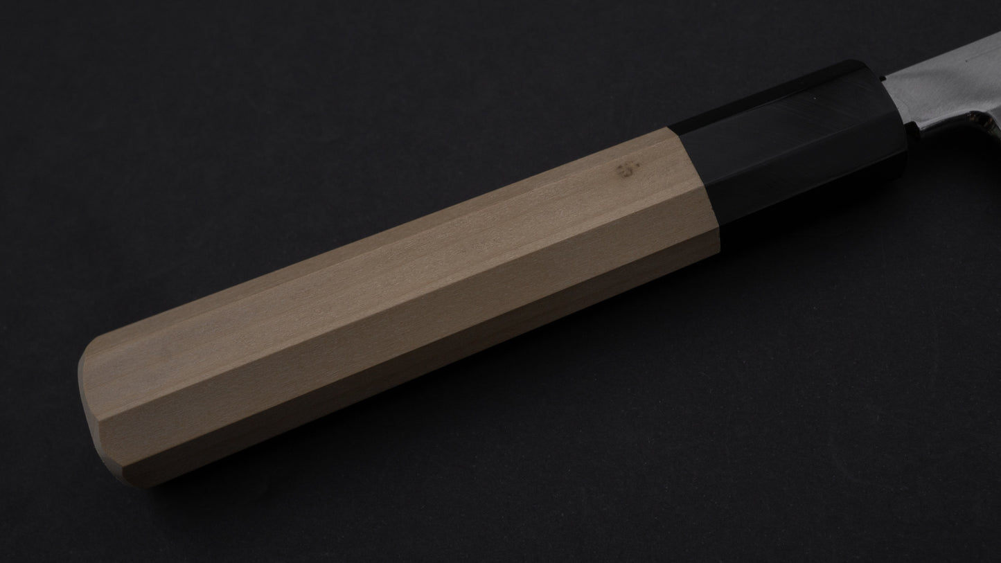 Hitohira Nakagawa Mosuke Zilver #3 Sakimaru Takobiki 270 mm Ho Houten Heft (Saya)