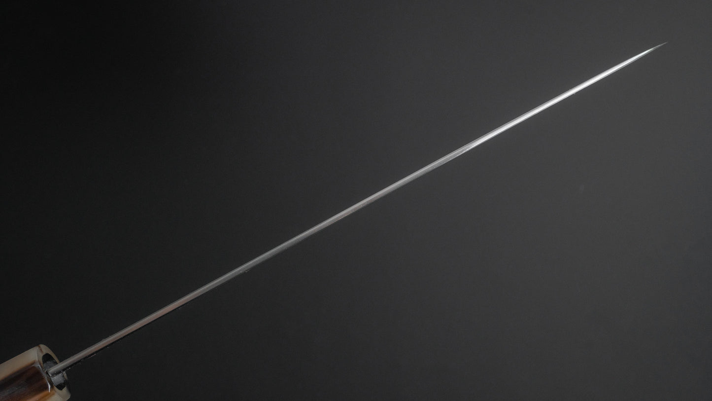 Hitohira Kikuchiyo Kyuzo Silver #3 Migaki Gyuto 210mm Ebony Handle