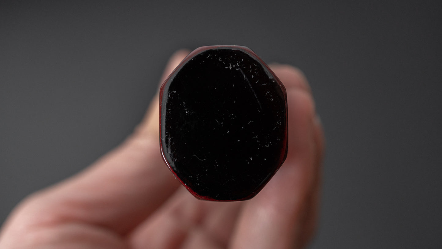 Hitohira Kikuchiyo Kyuzo Silver #3 Migaki Kiritsuke Gyuto 210mm Lacquered Handle (Black and Red)