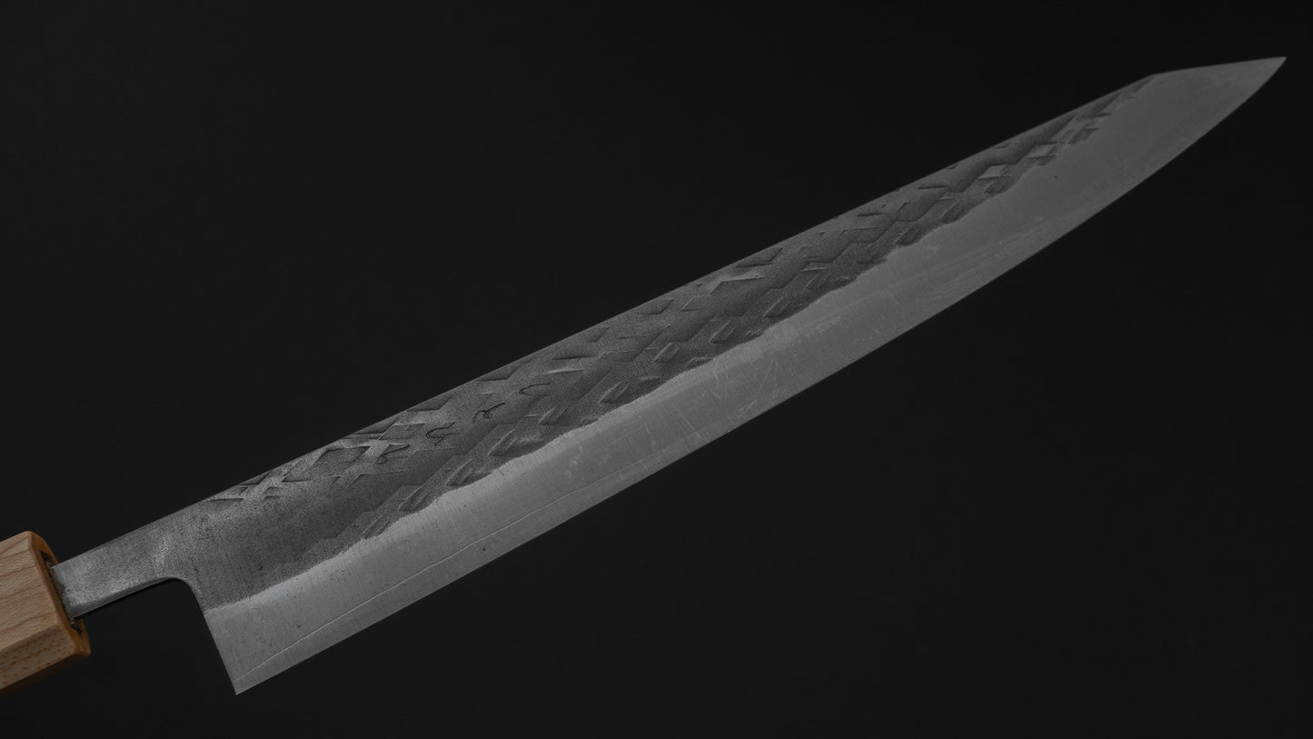 Hitohira TD SLD Tsuchime Sujihiki 240mm Walnut Handle