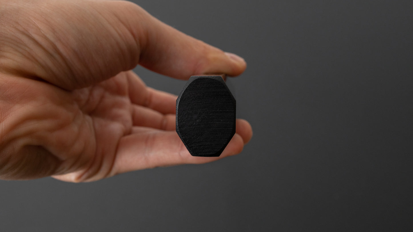 Hitohira Tanaka Kyuzo Blauw #1 Migaki Gyuto 240 mm Taihei Makassar ebbenhouten handvat 