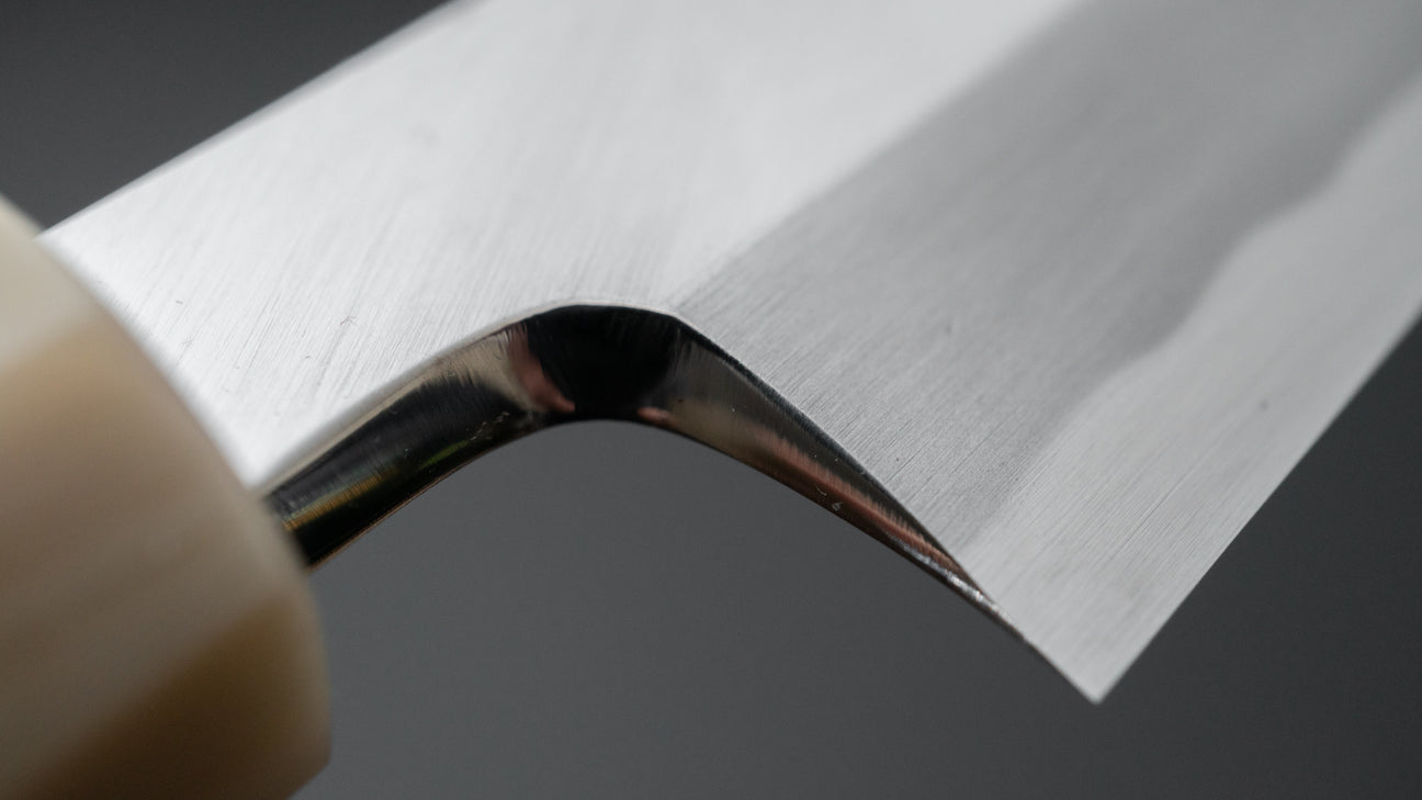 Hitohira Tanaka Mosuke Blue #1 Kiritsuke Yanagiba 270mm Ebony Handle (Saya)