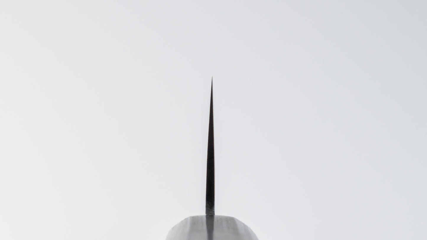 Hitohira HG Tsuchime Damascus Gyuto 210 mm walnoot handvat