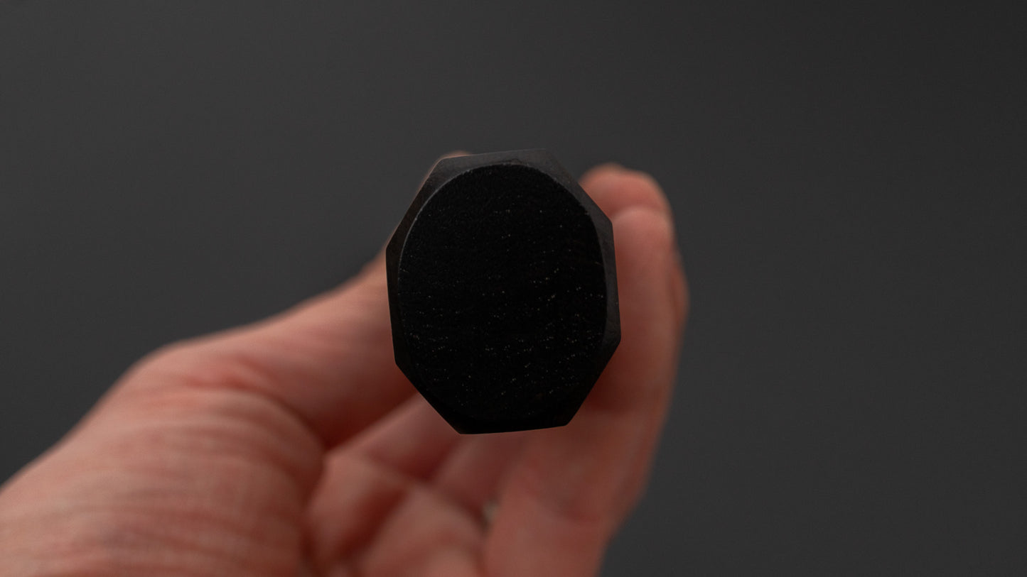 Nigara Blue Super Santoku 180mm Ebony Handle