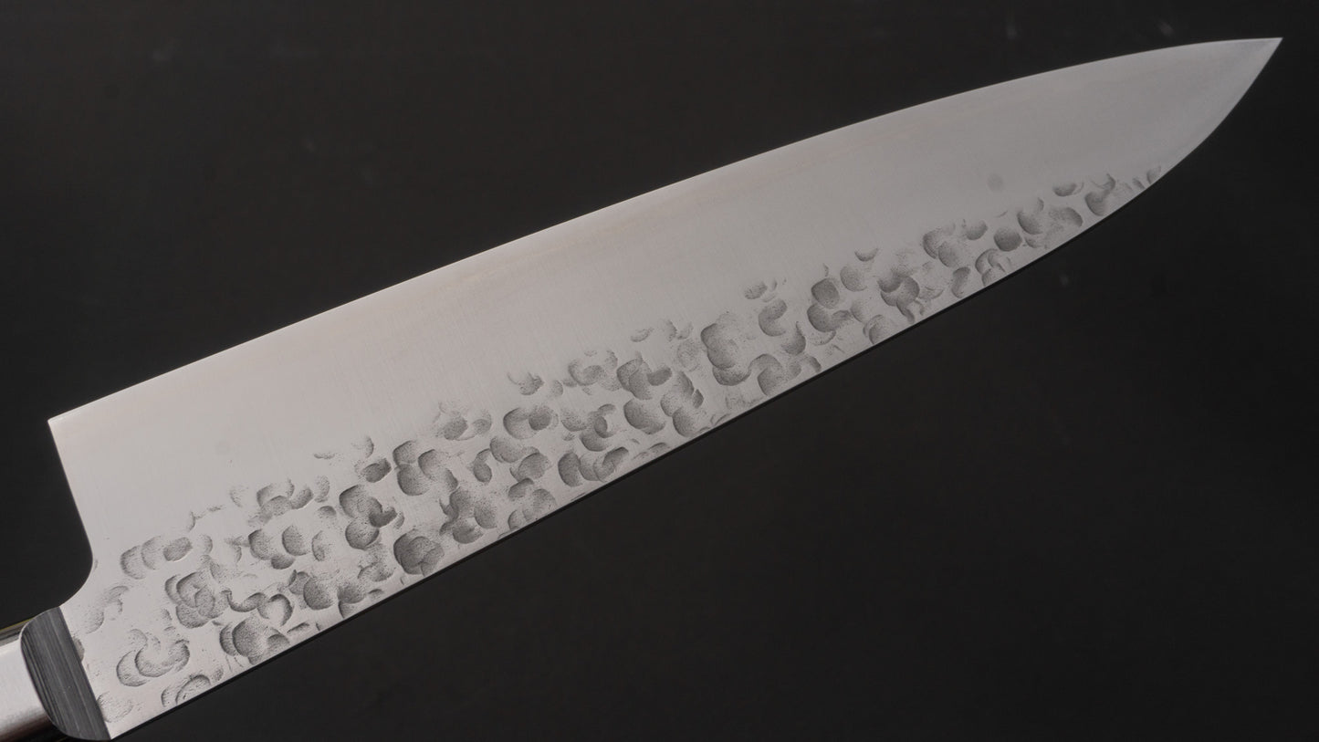 Hitohira T10 Tsuchime Gyuto 180 mm Pakka-handvat