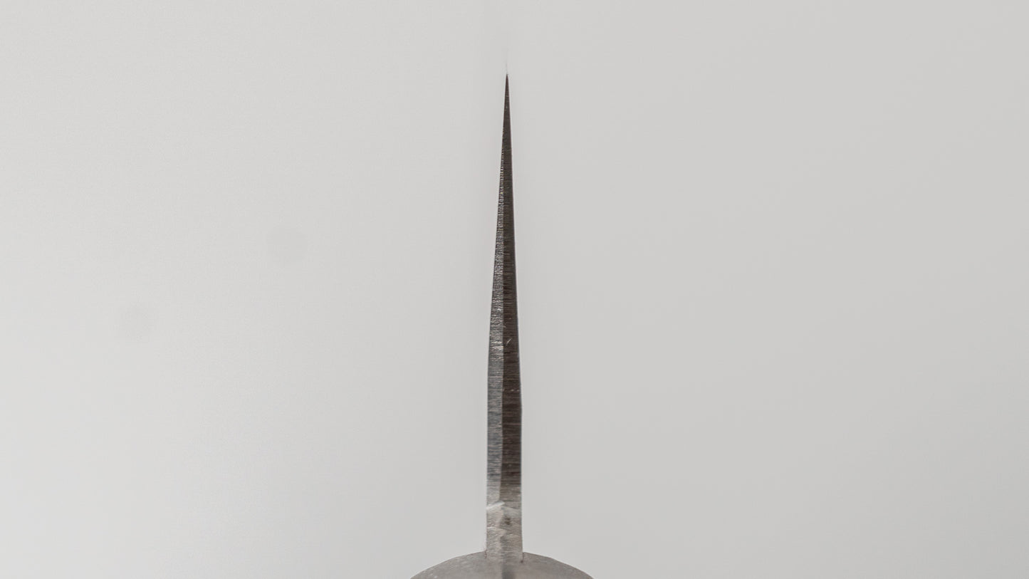 Hitohira NM V10 Nashiji Damascus Gyuto 180mm Wine Pakka Handle