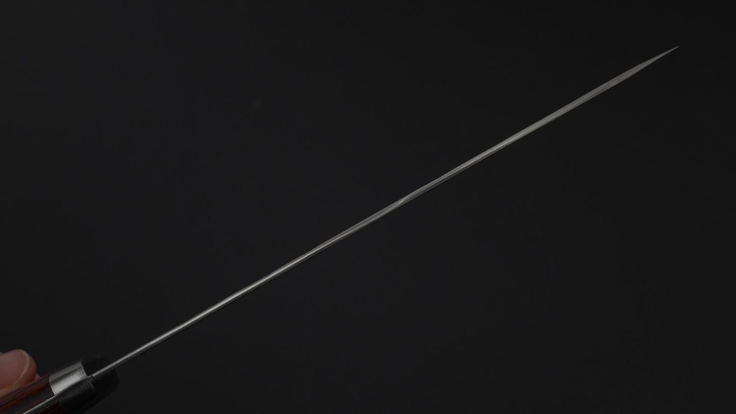 Hitohira NM V10 Nashiji Damascus Gyuto 180mm Imitation Mahogany Handle