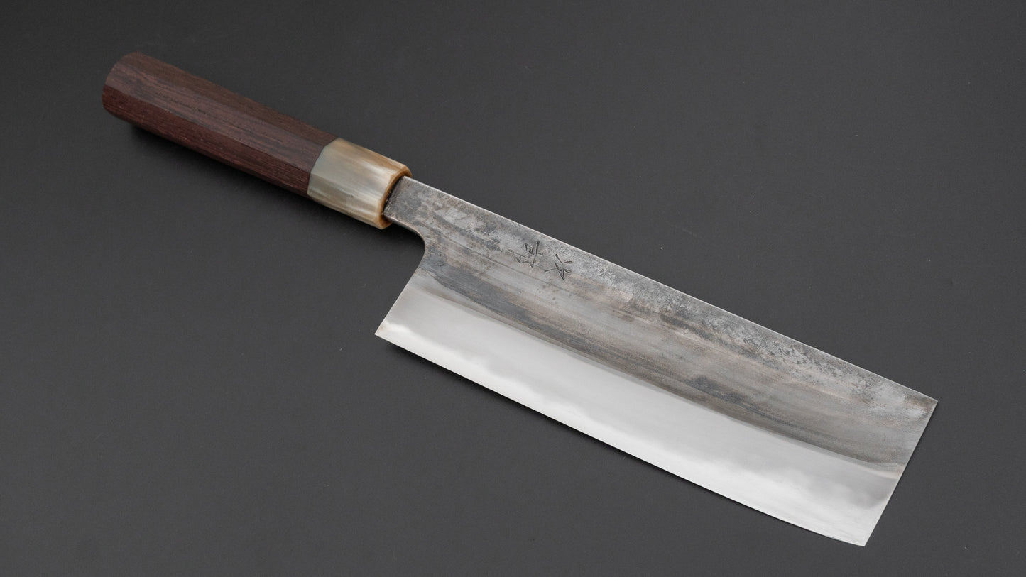Jiro Tsuchime Wa Nakiri 180mm Taihei Tagayasan Handle (#650)